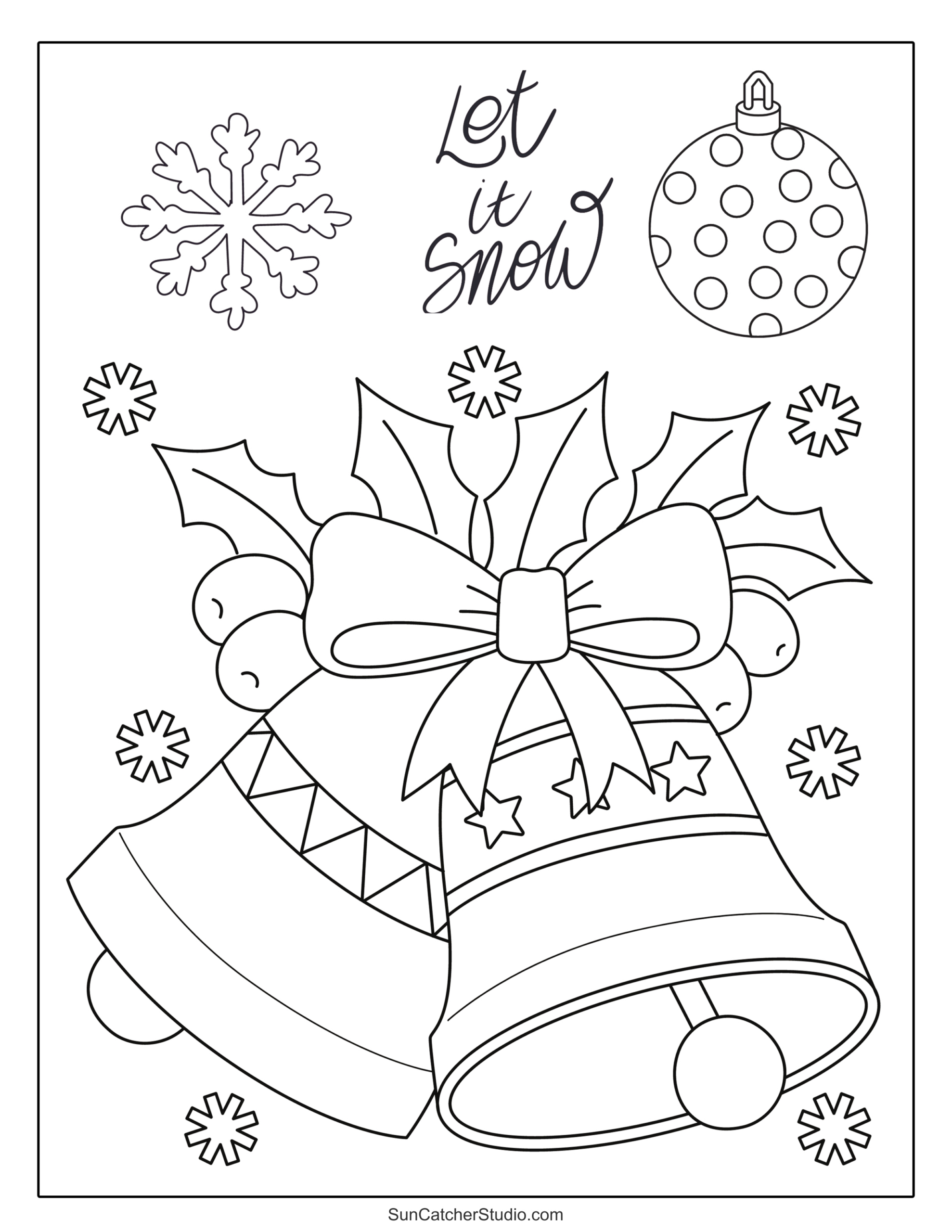 Printable Christmas Coloring Pages And Coloring Sheets – Free within Printable Color Pages Christmas