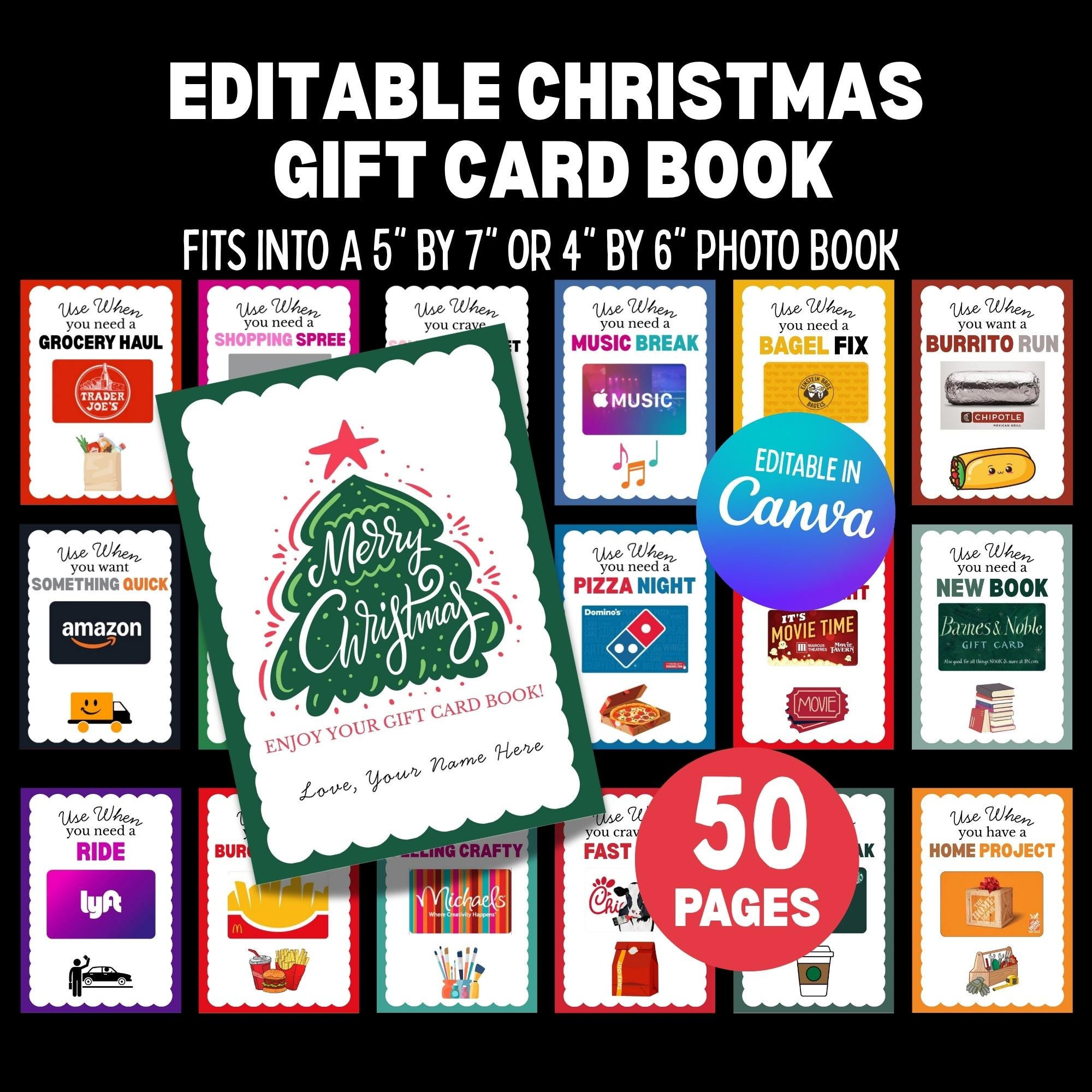 Printable Christmas Gift Card Books - 60+ Gift Ideas For 2025 throughout 50 Gift Card Amazon Christmas Printable