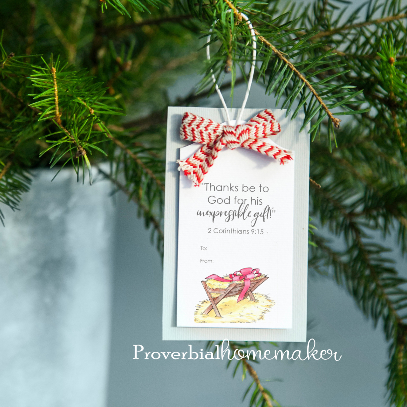 Printable Christmas Gift Tags With Scripture with Christian Christmas Gift Tags Printable