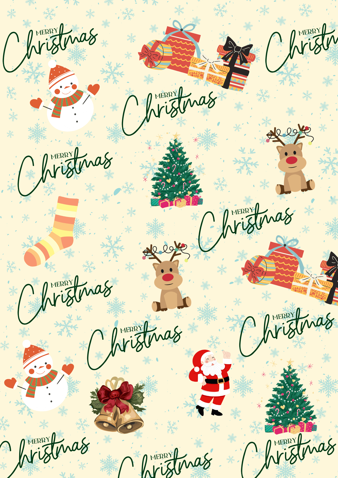 Printable Christmas Gift Wrap For Kidsitablelove - Raket.ph regarding Printable High Resolution Christmas Wrapping Paper