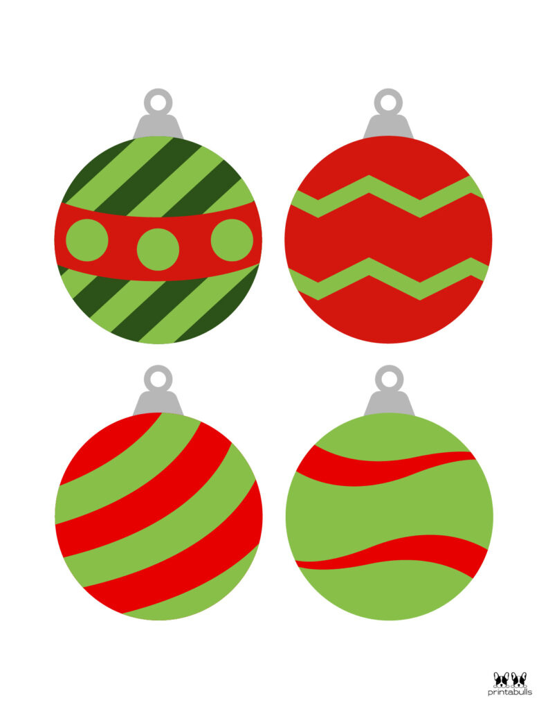 Printable Christmas Ornaments | Printabulls pertaining to Christmas Balls Ornaments Printable