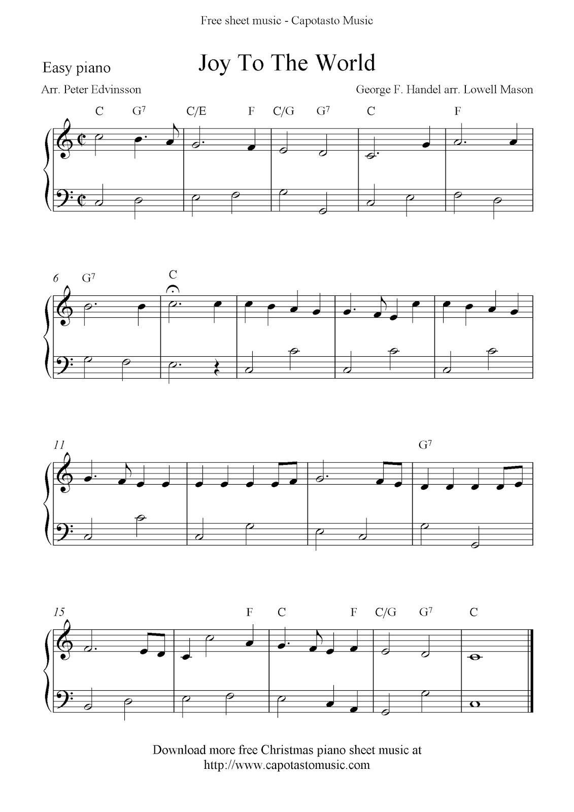 Printable Christmas Sheet Music within Christmas Piano Music Printable