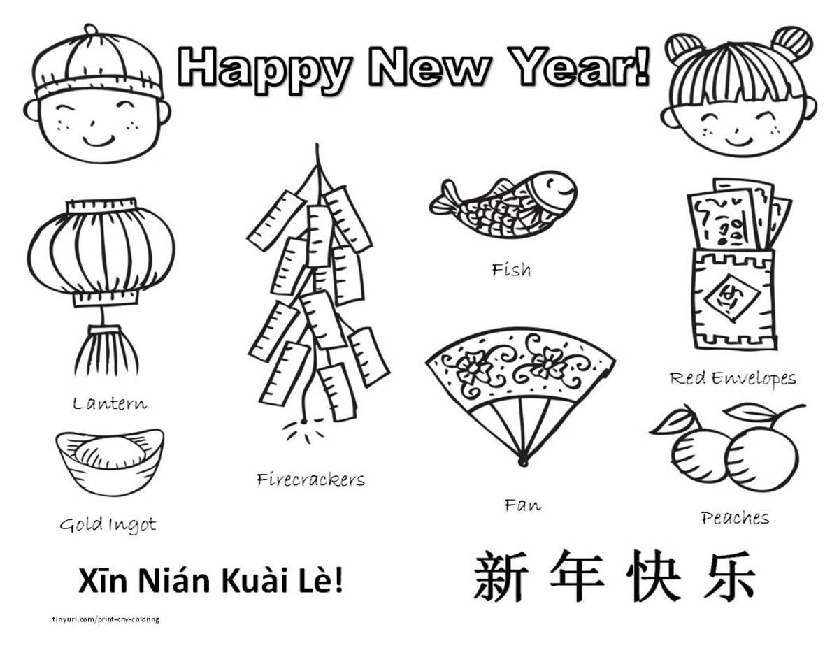 Printable Coloring Sheets For Chinese New Year - Hubpages inside Chinese New Year Coloring Sheets Printable