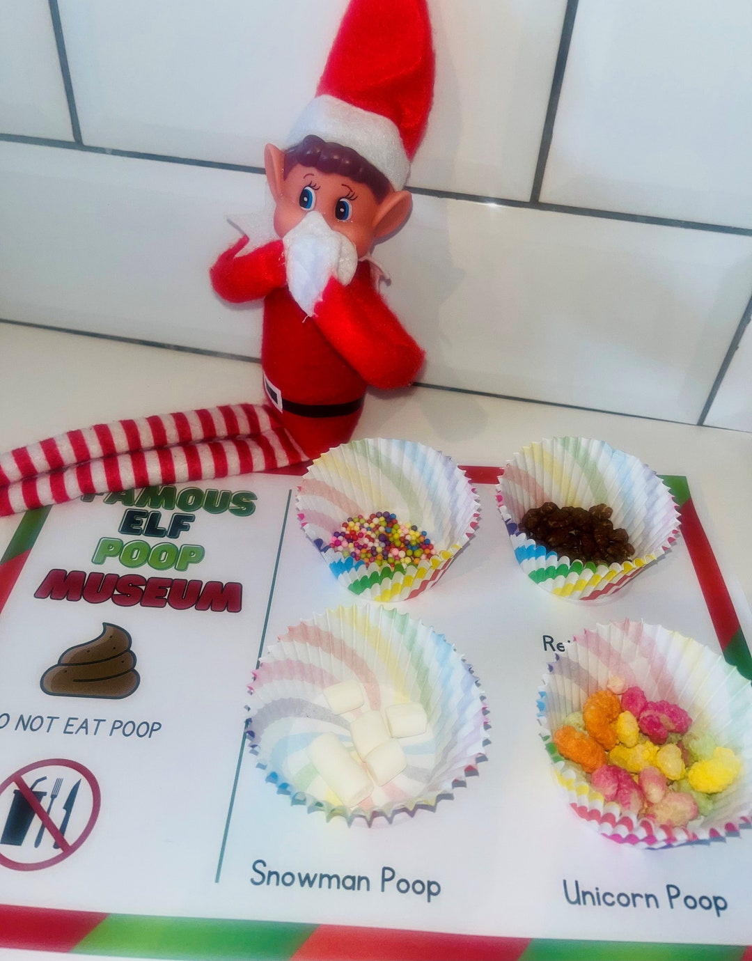 Printable Elf Game| Poop Museum | Instant Download | Christmas Elf regarding Elf On The Shelf Poop Museum Printable