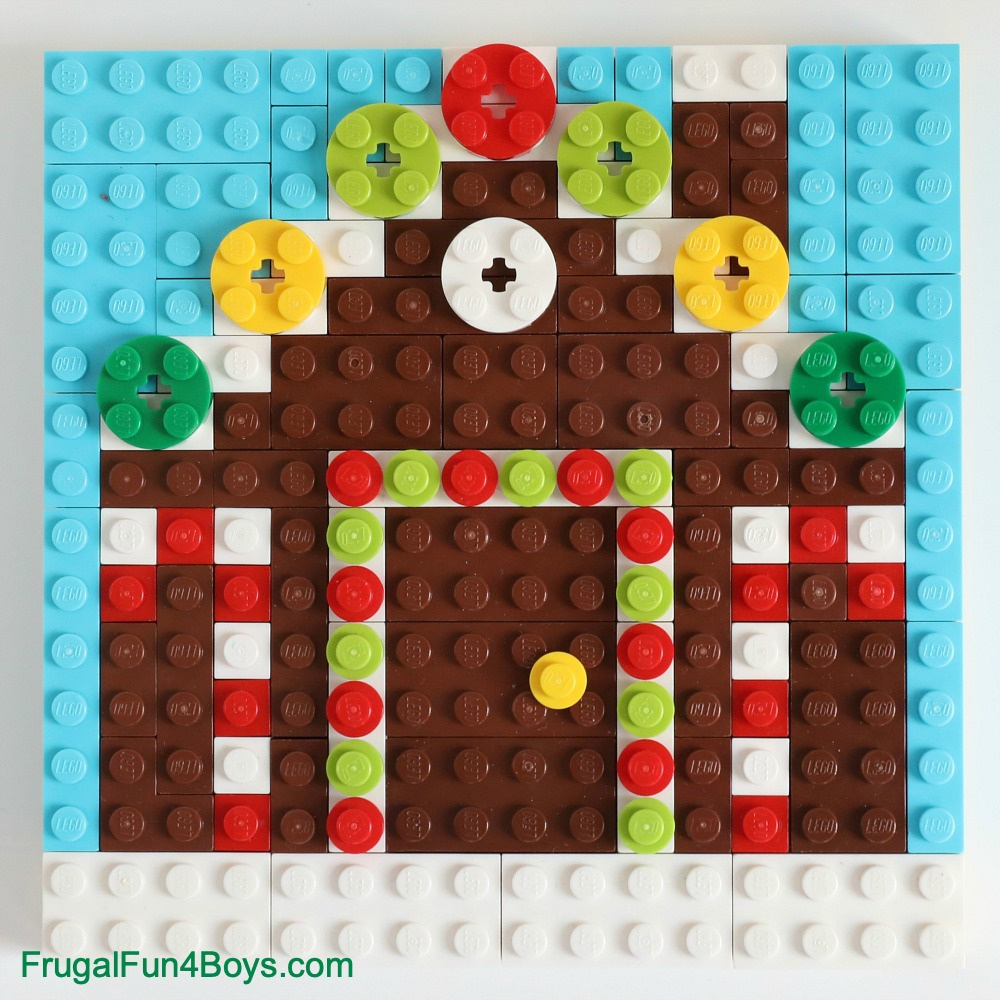 Printable Lego Christmas Building Cards - Frugal Fun For Boys And intended for Printable Lego Christmas Card