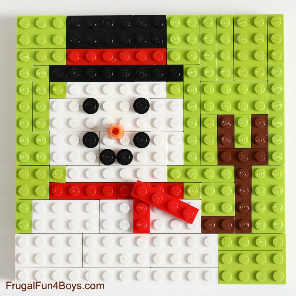 Printable Lego Christmas Building Cards - Frugal Fun For Boys And throughout Printable Lego Christmas Card
