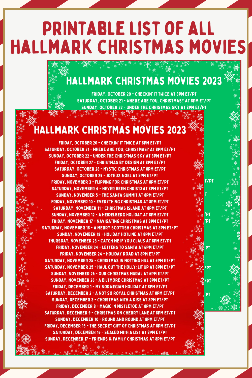 Printable List Of All Hallmark Christmas Movies 2023 - A Sparkle with regard to Printable List of All Hallmark Christmas Movies