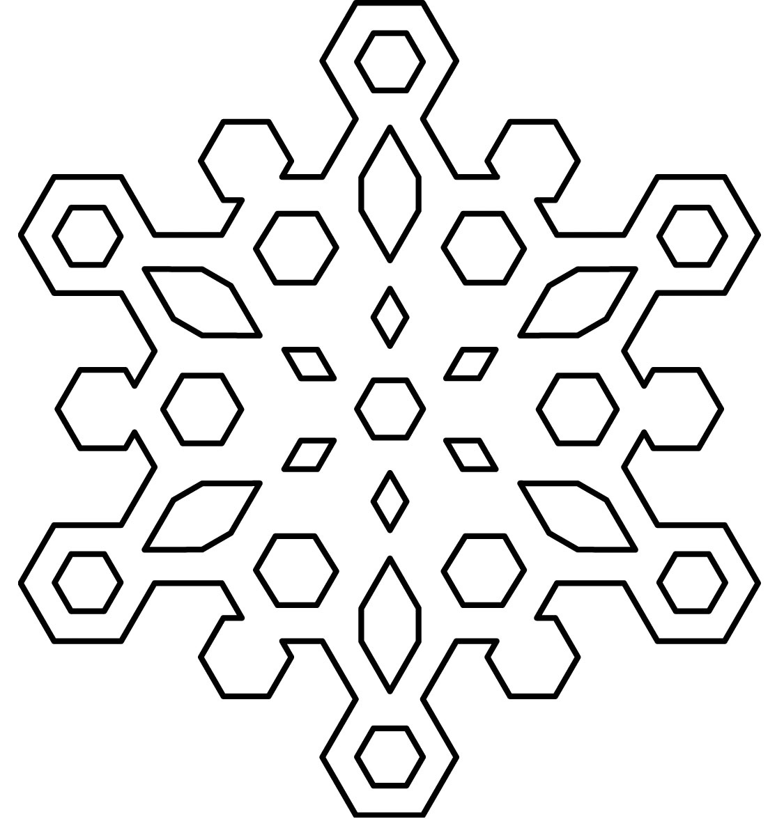 Printable Pictures Of Snowflakes - Printable Party Favors intended for Snowflake Coloring Pages Printable