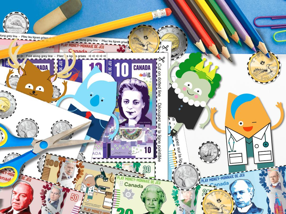 Printable Play Money - Bank Of Canada Museum throughout Canadian Play Money Printables Free
