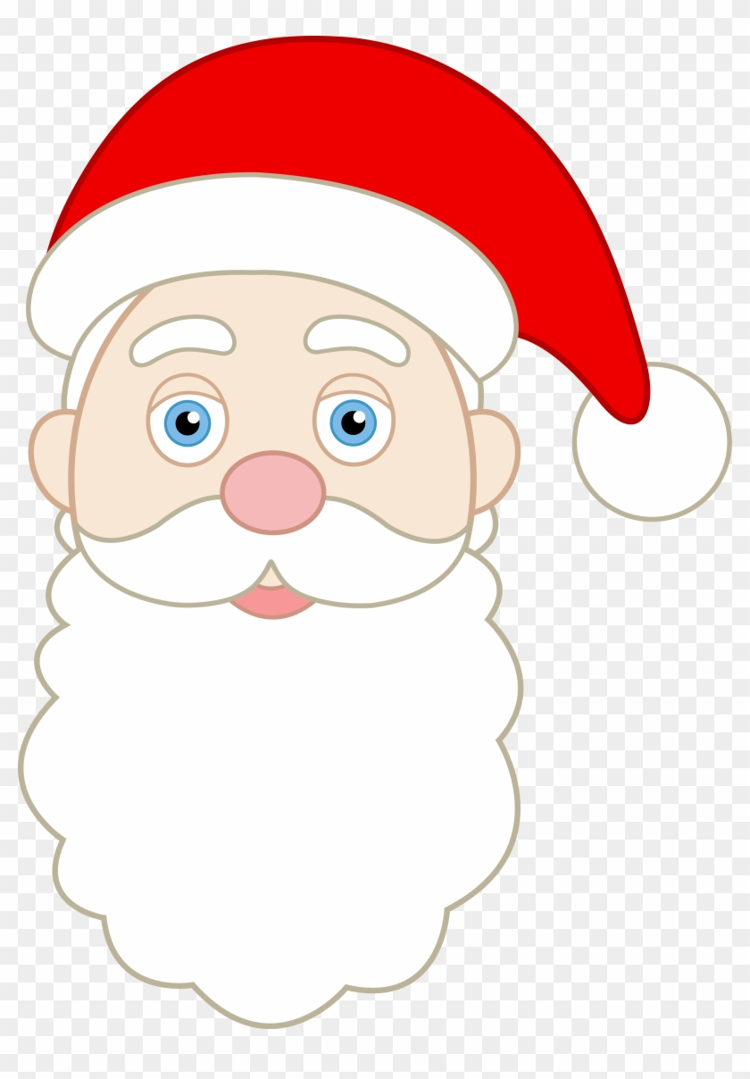 Printable Santa Face Pattern - Santa Faces Clip Art - Free intended for Free Printable Santa Claus Face