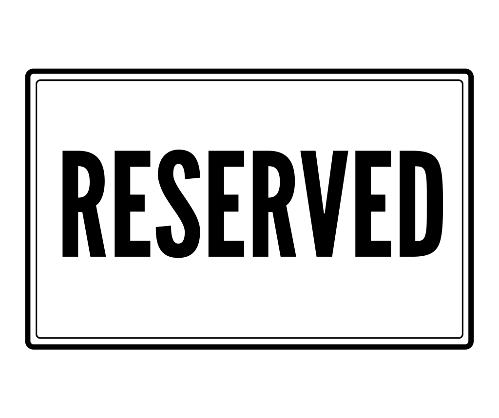Reserved Sign: Printable Templates (Free Pdf Downloads) within Free Printable Reserved Signs