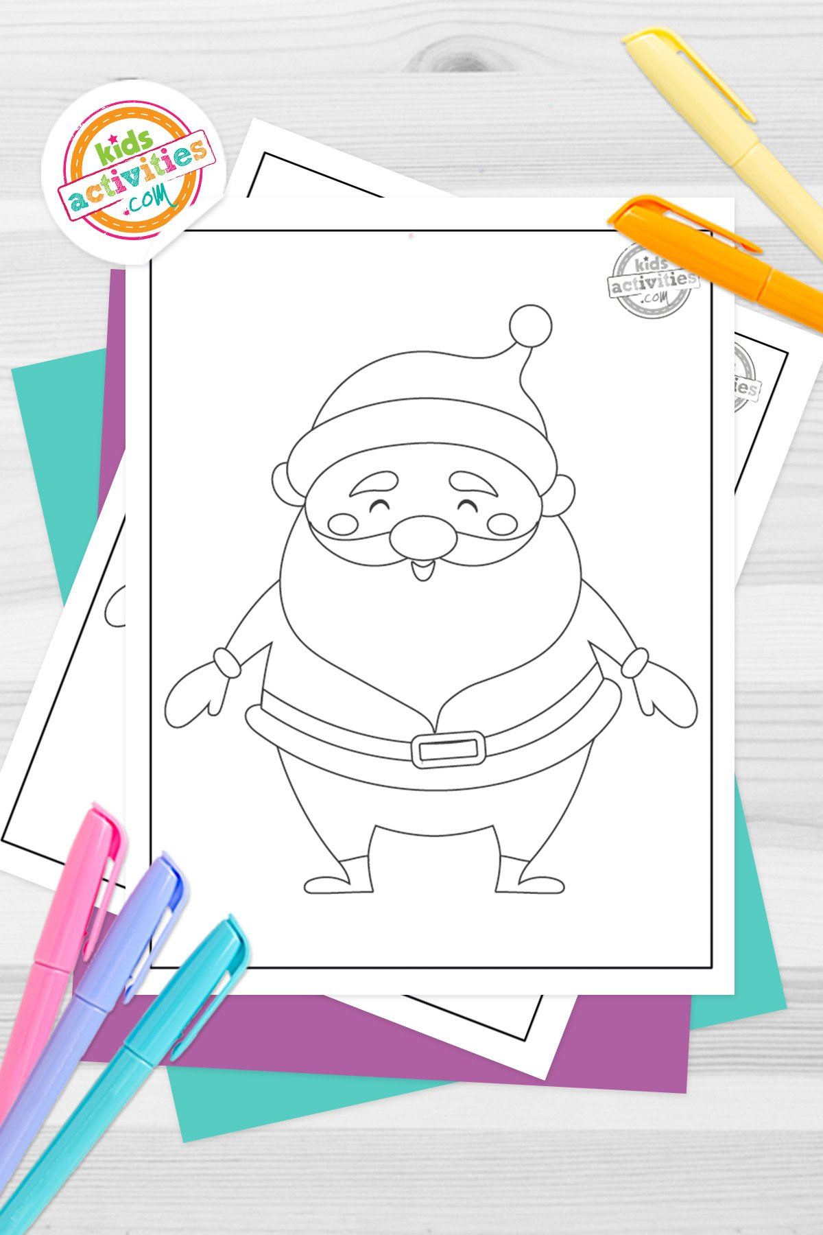 Santa Claus Outline For Kids And Adults | Kids Activities Blog within Santa Outline Printable