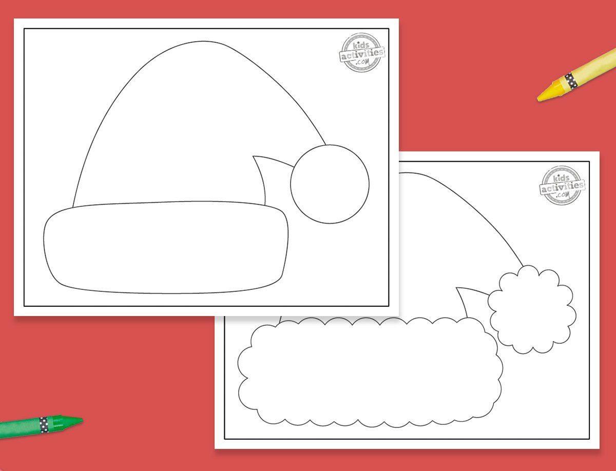 Santa Hat Template For Kids Of All Ages Kids Activities Blog within Santa Hat Printable Template