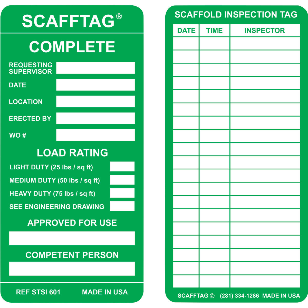 Scaffold Tags | Brady | Bradyindia.co.in intended for Free Printable Scaffold Inspection Tags