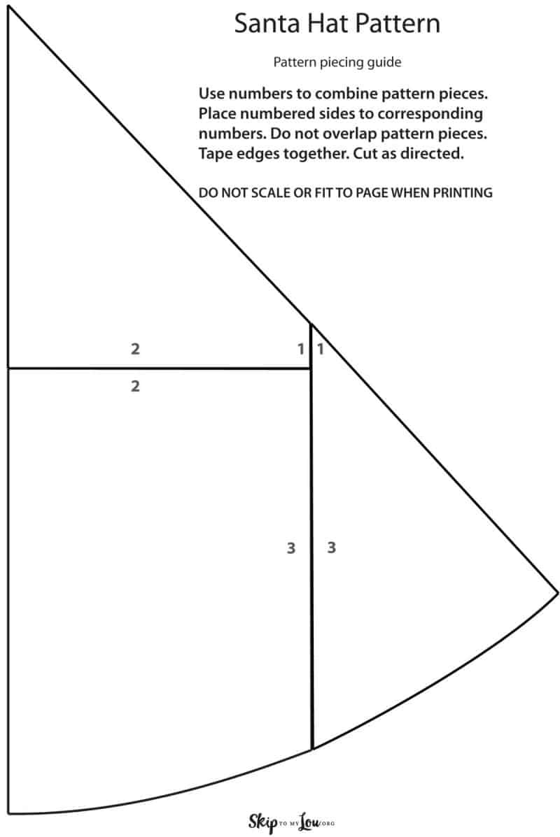 Shop Printable Santa Hat Pattern Shop Christmas Santa Hat Pattern within Free Santa Hat Pattern Printable
