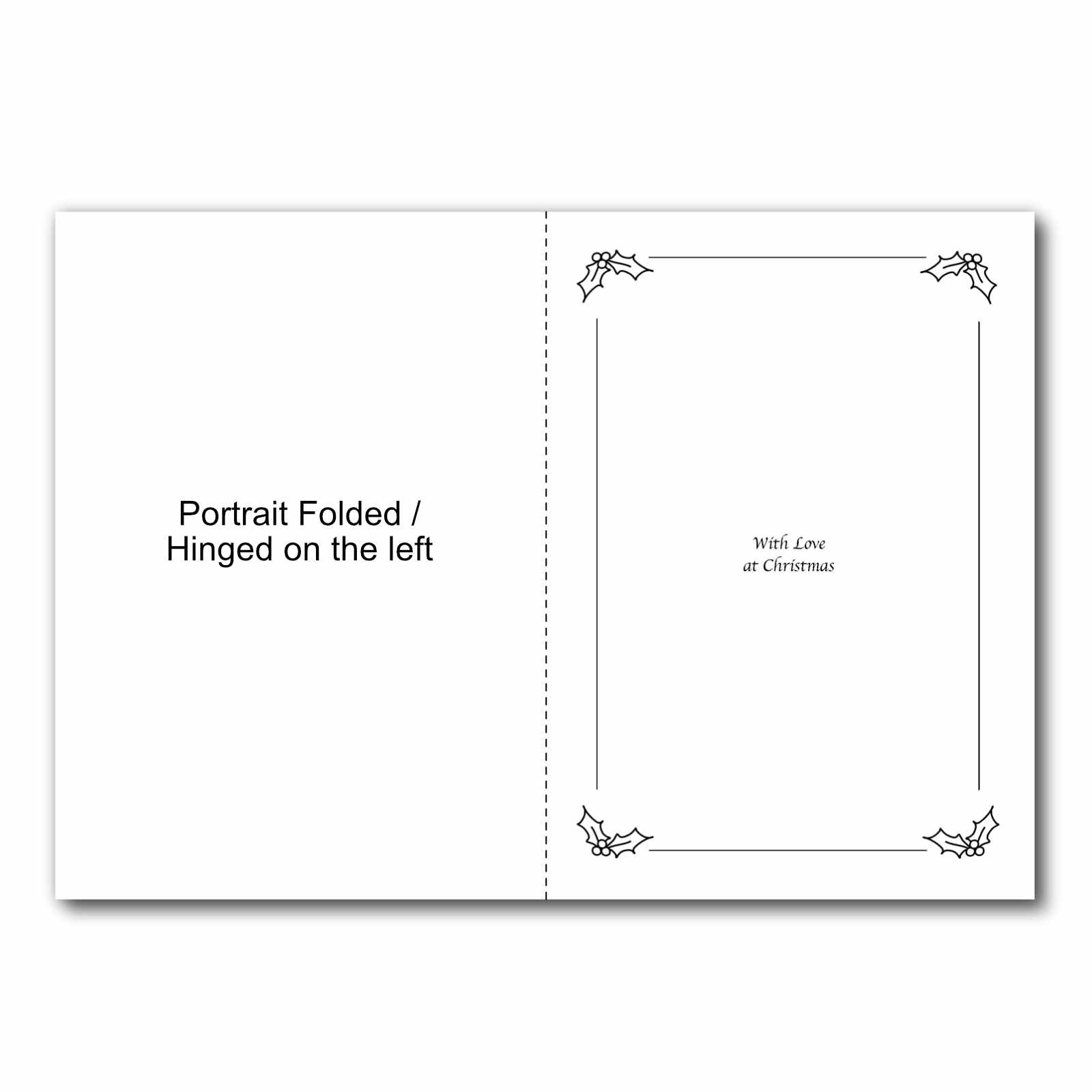Simple Affordable Christmas Card Inserts For Hand Made Cards in Printable Christmas Card Inserts