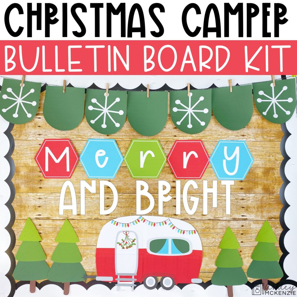 Six Unique Christmas Bulletin Board Ideas - Ashley Mckenzie Decor inside Free Printable Christmas Bulletin Board Ideas