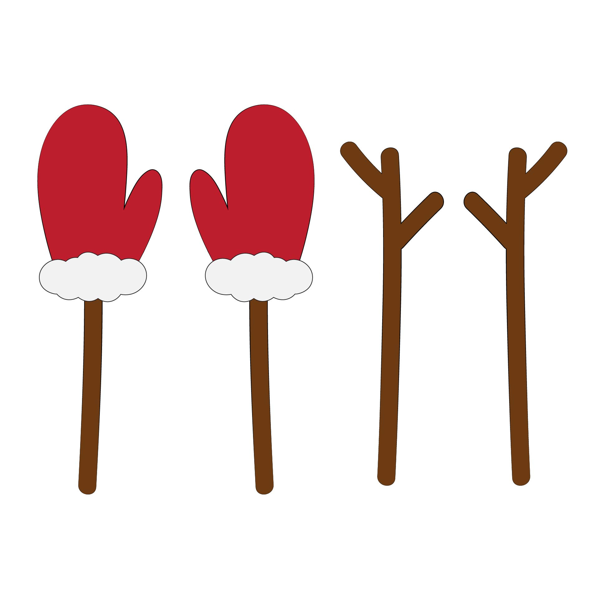 Snowman Arms Template - 11 Free Pdf Printables | Printablee inside Printable Snowman Arms