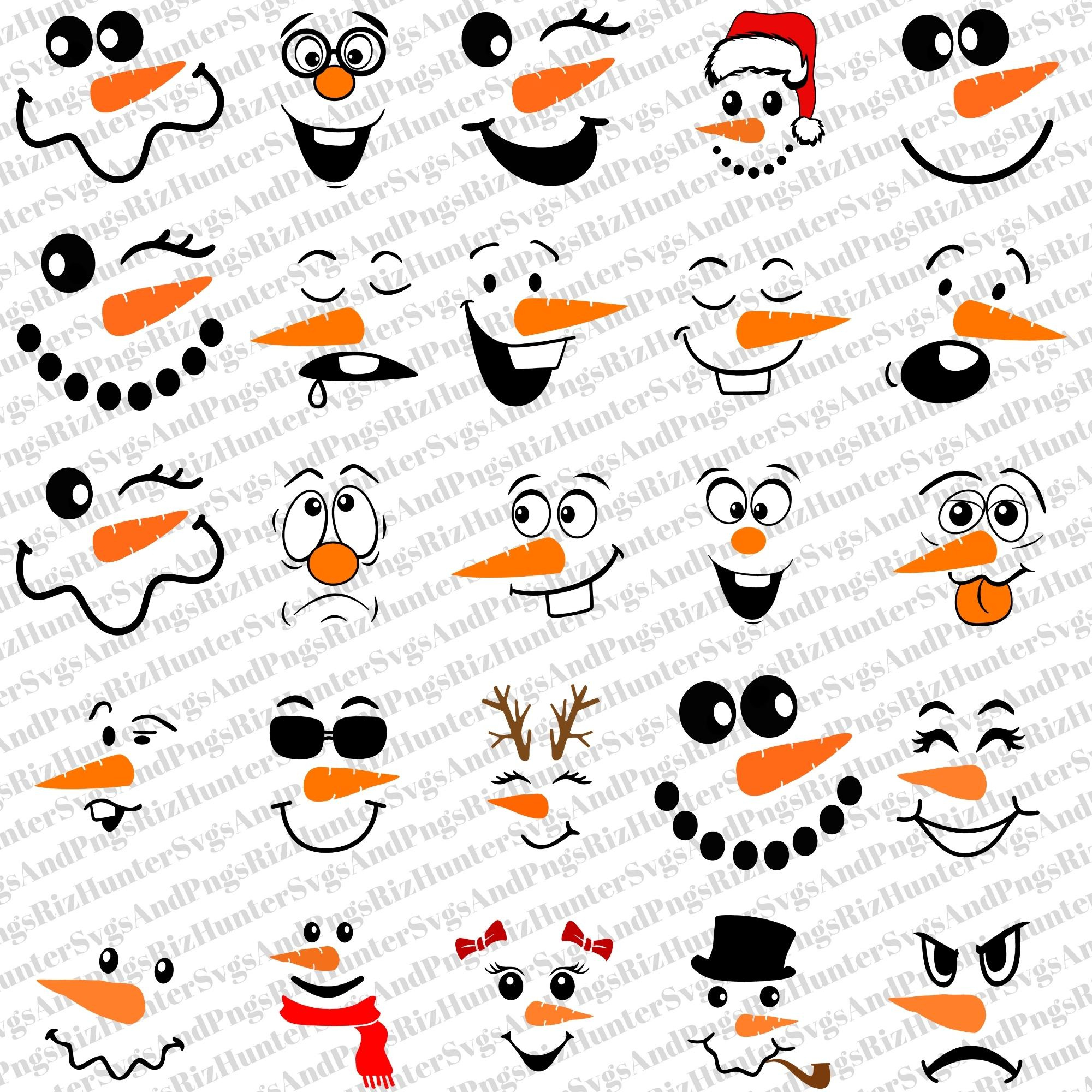 Snowman Eyes Clipart - Etsy within Printable Snowman Eyes Template