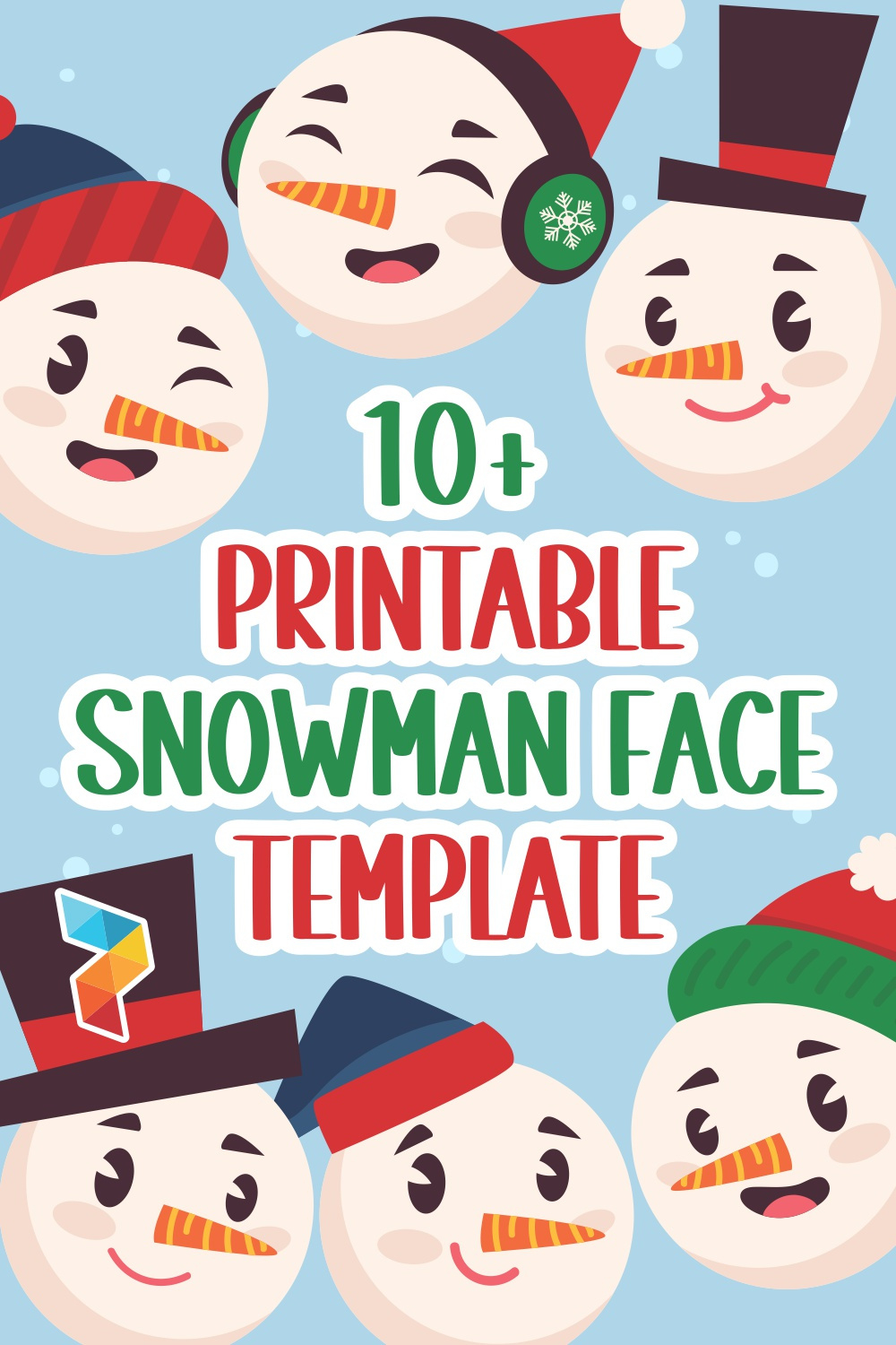 Snowman Face Template - 10 Free Pdf Printables | Printablee pertaining to Free Printable Snowman Face Template