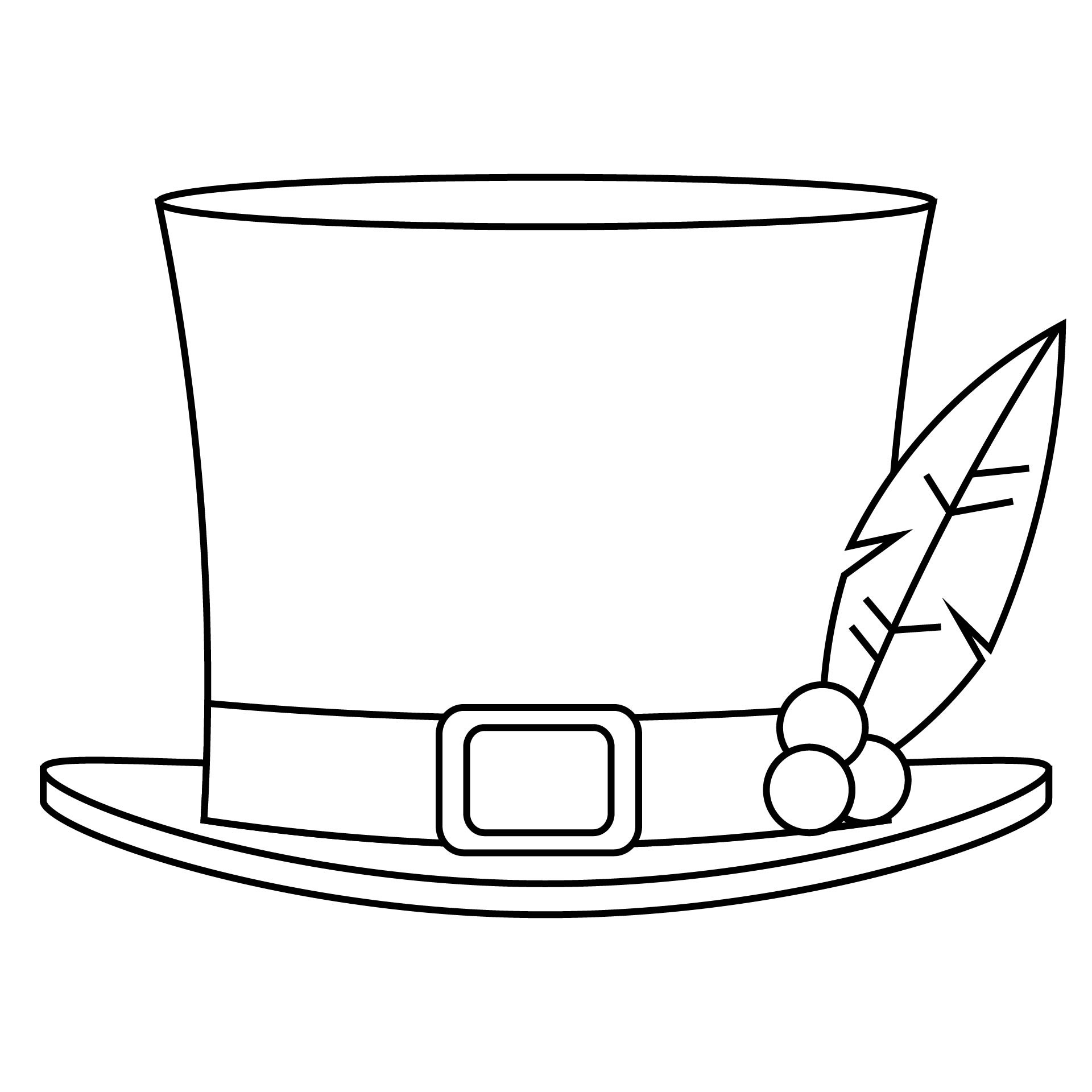 Snowman Hat - 10 Free Pdf Printables | Printablee throughout Snowman Hat Printable