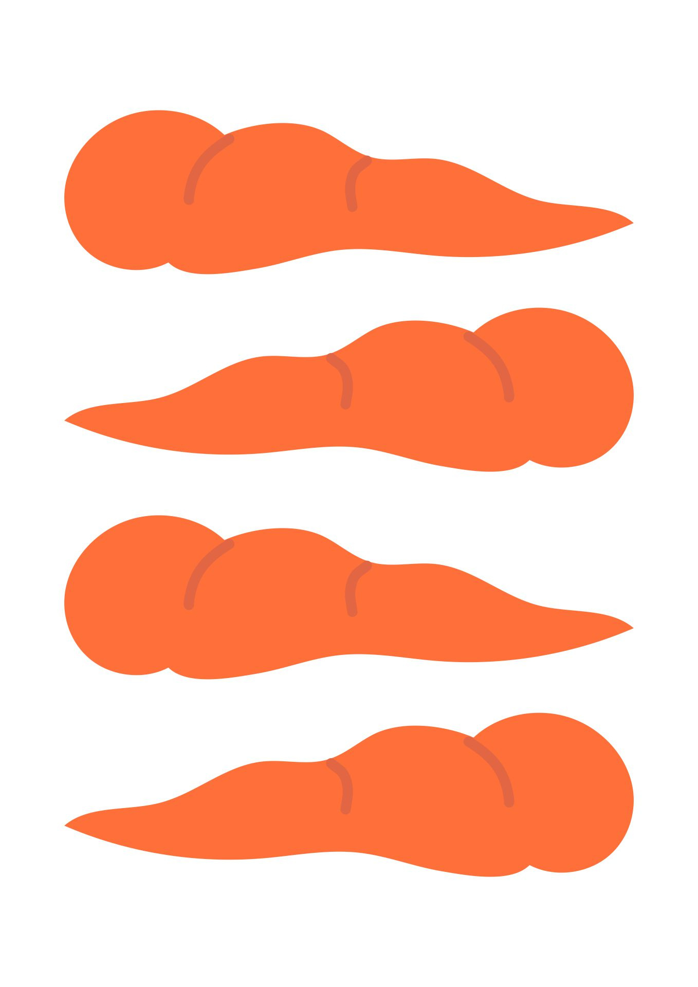 Snowman Nose - 14 Free Pdf Printables | Printablee throughout Carrot Nose Template Printable