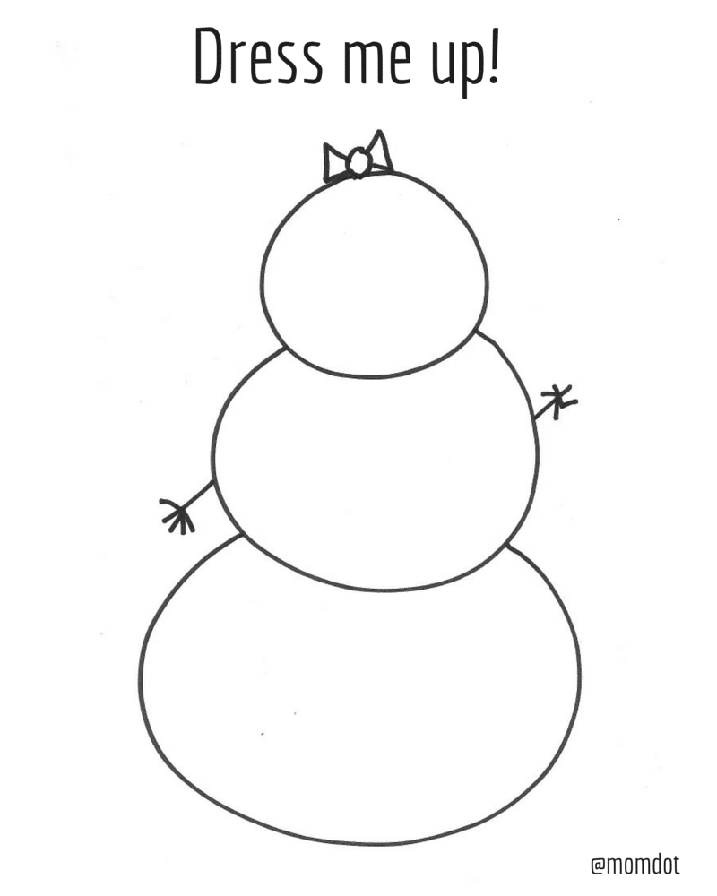 Snowman Printables : 4 Activity Sheets with regard to Snowman Dress Up Printable