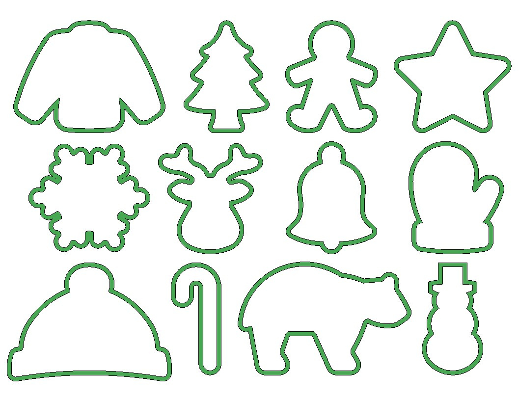 Solidworks Part Reviewer: Winter Cookie Cutters for Christmas Cookie Cutters Printable