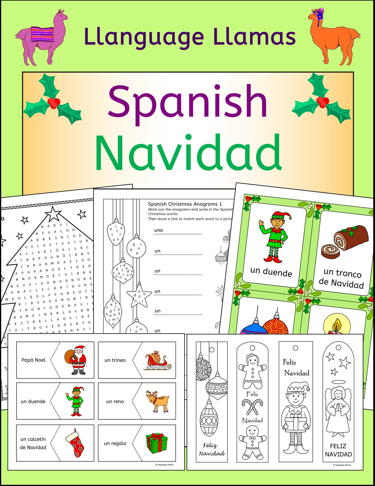 Spanish Christmas - Navidad - Fun Activities, Worksheets, Wordwall for Free Printable Spanish Christmas Worksheets