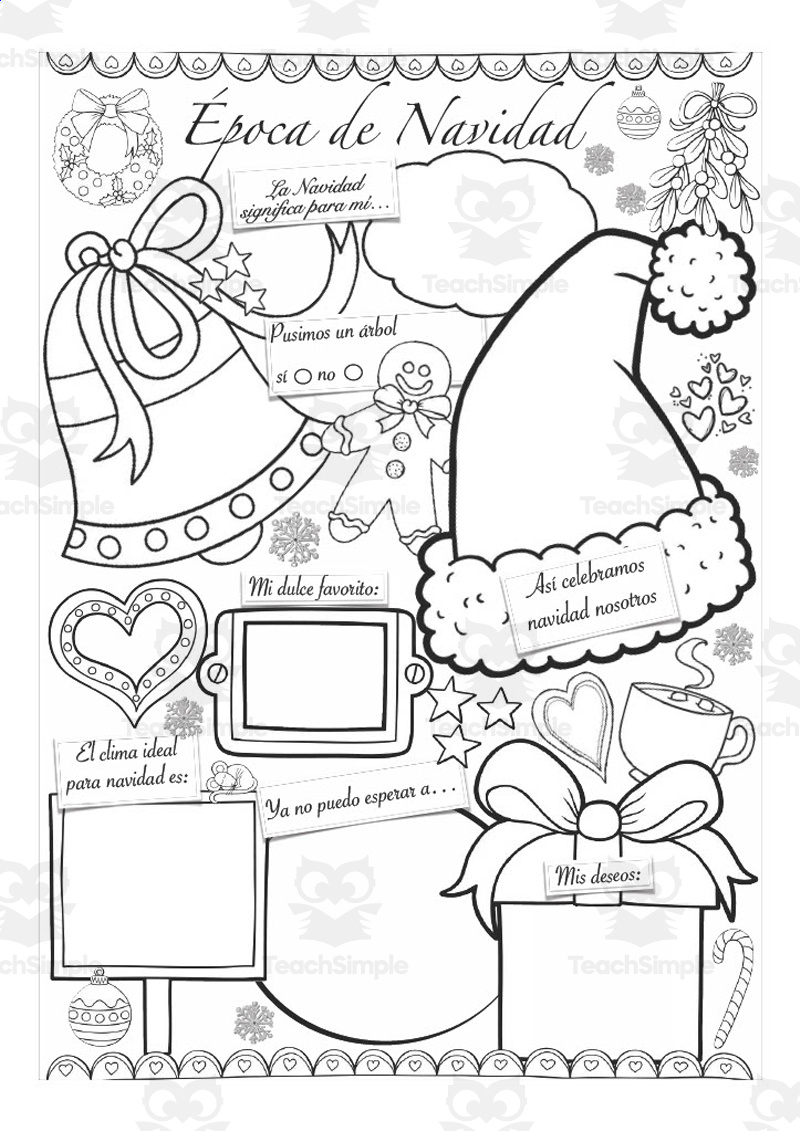 Spanish: Christmas Season | All About Worksheets - Worksheets Library inside Spanish Christmas Worksheets Free Printables