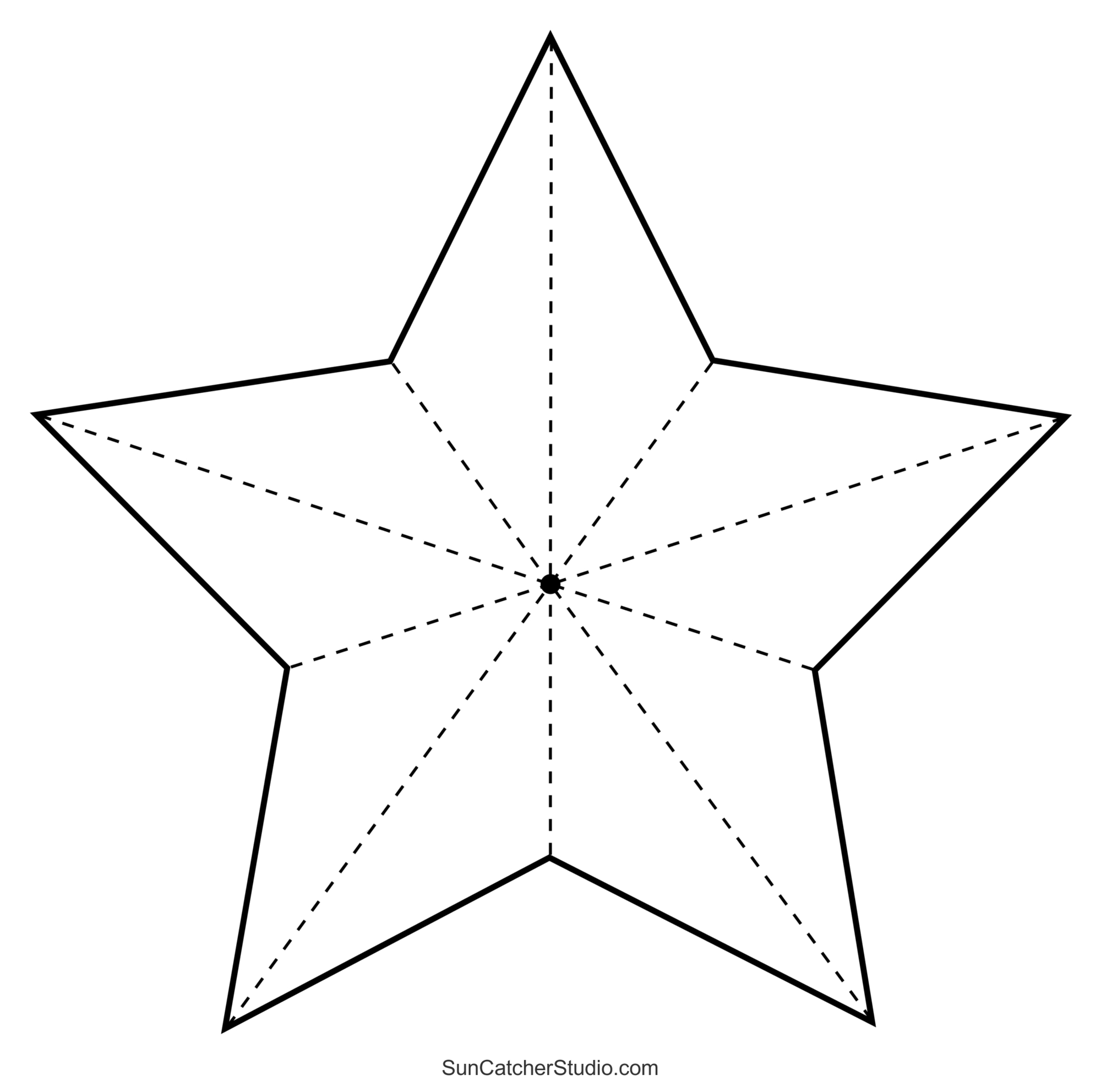 Star Patterns And Templates (Stencils And Clip Art Designs) – Free intended for Free Printable 3D Star Template