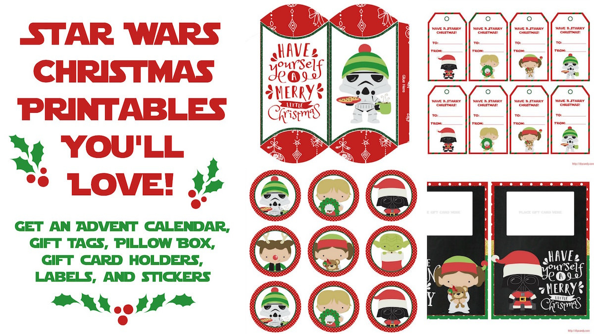 Star Wars Christmas Printables = Best Holiday Ever - Mod Podge Rocks in Star Wars Christmas Gift Tags Printable