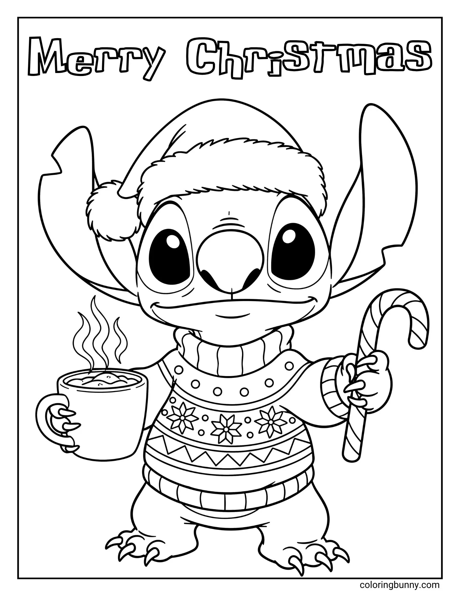 Stitch Christmas Coloring Pages (26 Free Printable Pdfs) throughout Christmas Printable Coloring Pages