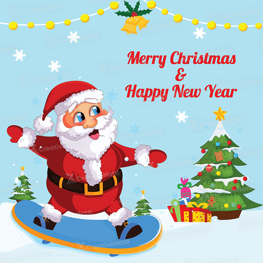 Template Banner Of Merry Christmas And Happy New Year intended for Merry Christmas And Happy New Year Banner Printable