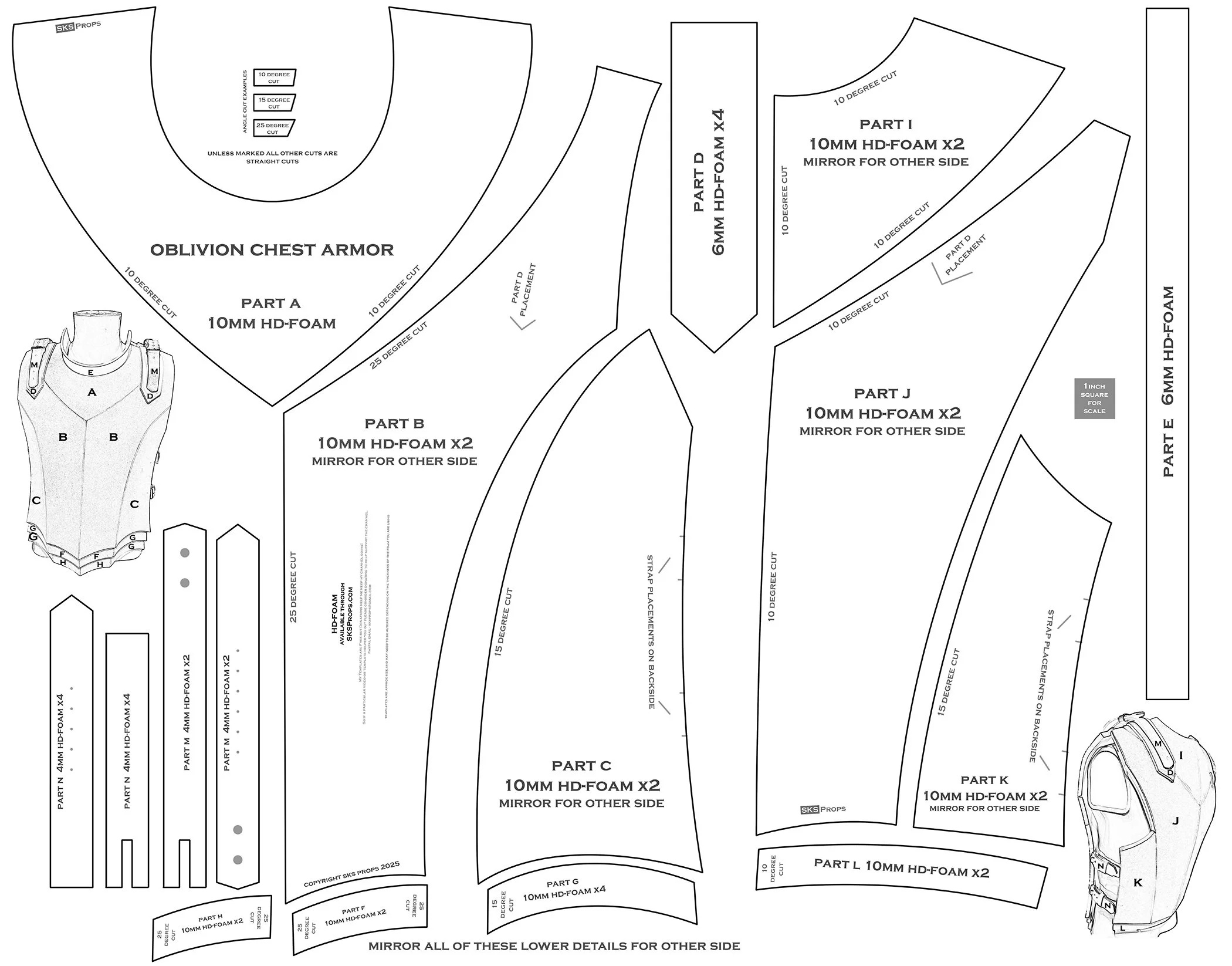 Templates — Sks Props intended for Free Medieval Armor Templates