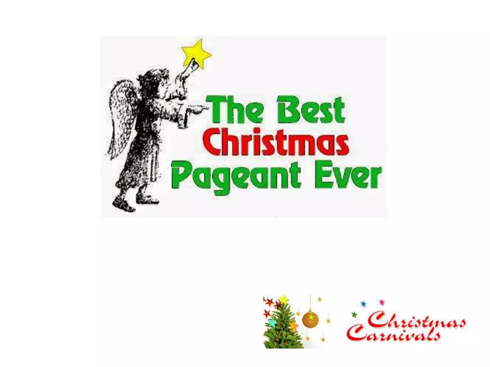 The Best Christmas Pageant Ever Script | Pptx for Best Christmas Pageant Ever Script Printable