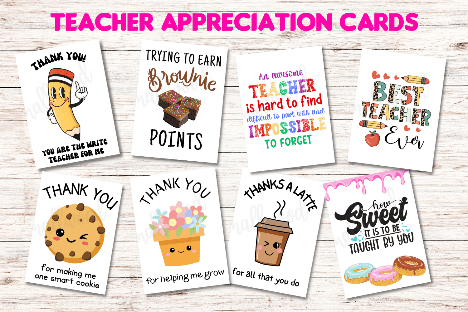 The Best Teacher Thank You Cards (21 Free Printables) - Cassie in Teacher Thank You Cards Printable Free