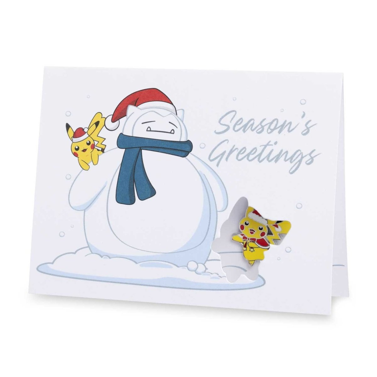 Together For The Holidays Pokémon Pin & Greeting Card within Printable Pokemon Christmas Card
