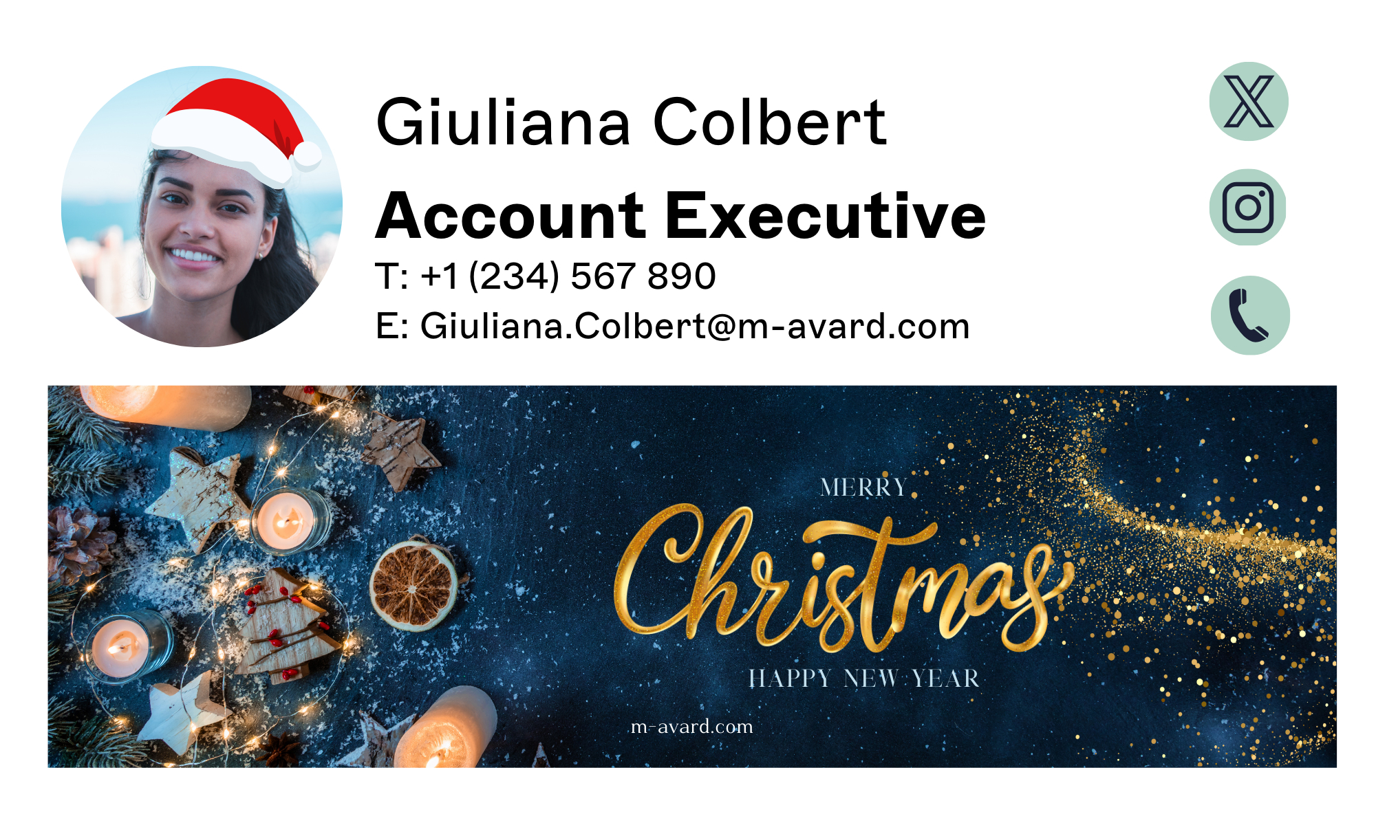 Top 10 Christmas Email Signature Templates | Exclaimer regarding Christmas Email Signature Template