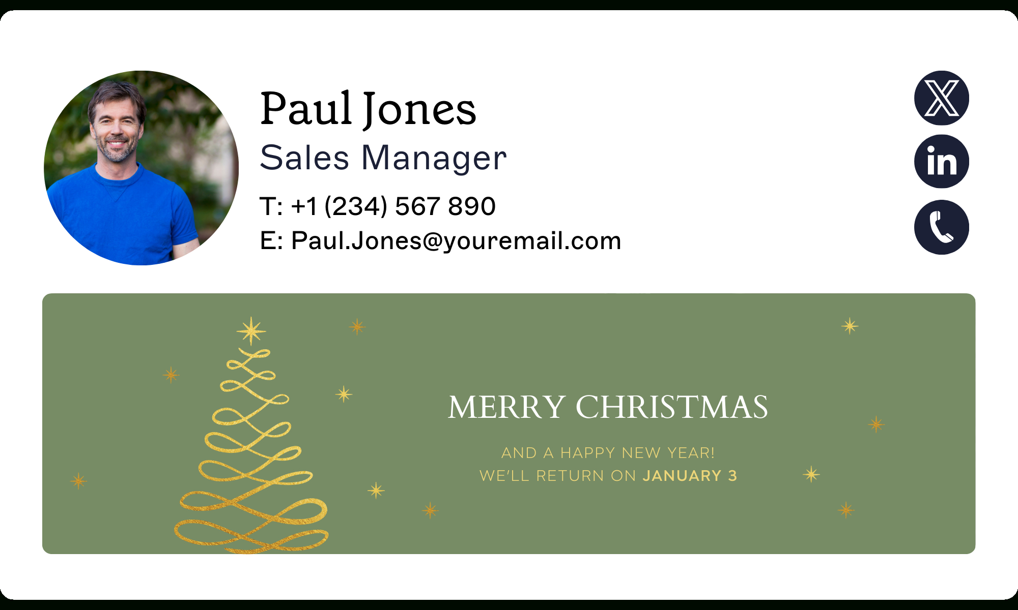 Top 10 Christmas Email Signature Templates | Exclaimer with regard to Christmas Email Signature Template