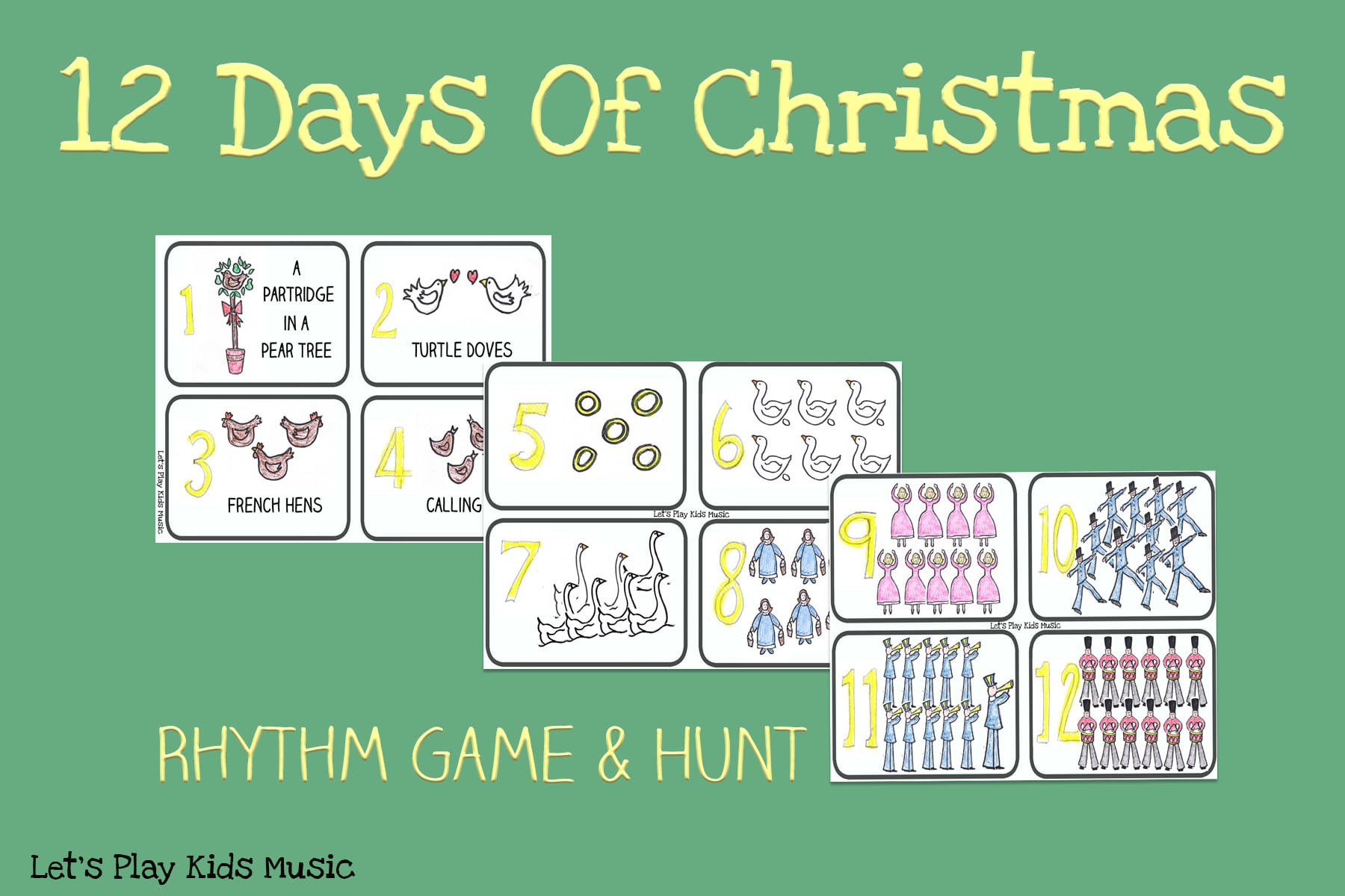 Twelve Days Of Christmas Activities - Let'S Play Music intended for Free Printable 12 Days of Christmas Games