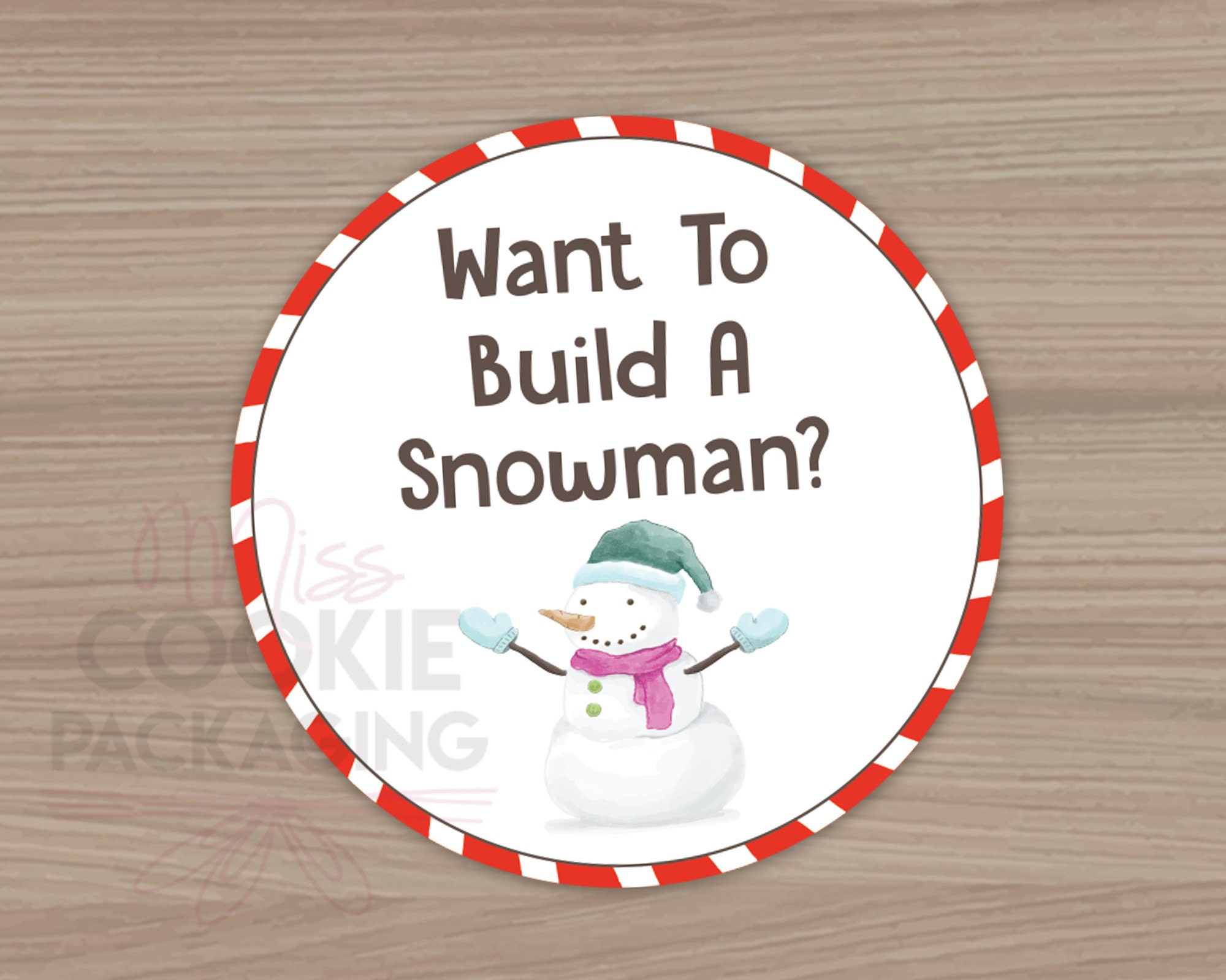 Want To Build A Snowman 2&amp;quot; Christmas Elf Cookie Tag, Kids in Do You Want To Build A Snowman Elf Printable