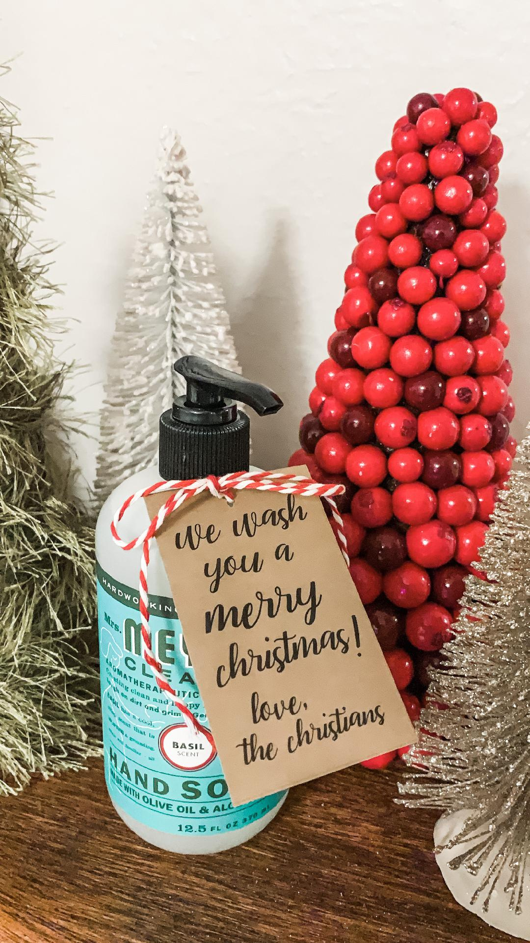 We Wash You A Merry Christmas Tag Printable – Craftiness Is Not regarding We Wash You A Merry Christmas Printable Tags