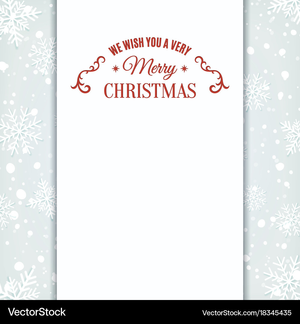 We Wish You Merry Christmas Greeting Card Template – Royalty-Free for Printable We Wish You a Merry Christmas