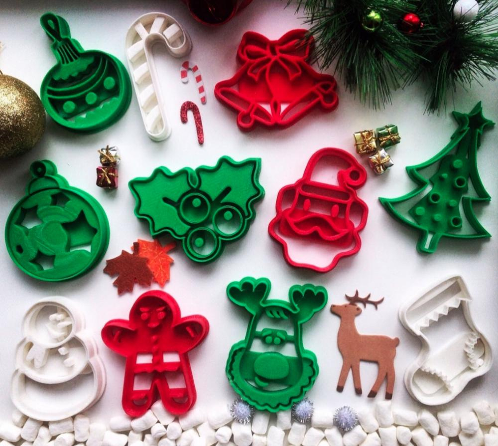 Weekly Roundup: Ten 3D Printable Christmas Cookie Cutters with Christmas Cookie Cutters Printable