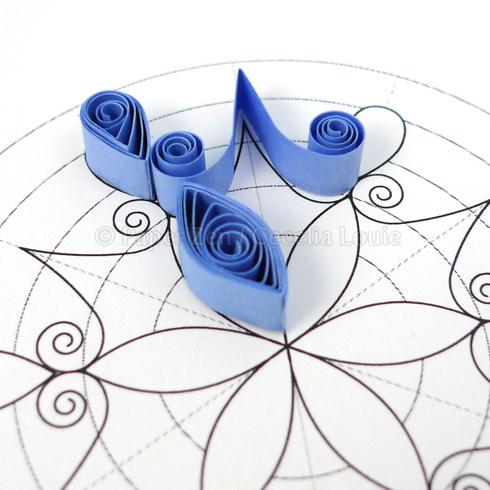 Welcome To Paper Zen ~ Cecelia Louie: Quilling Snowflake Pattern inside Free Printable Quilling Patterns Templates