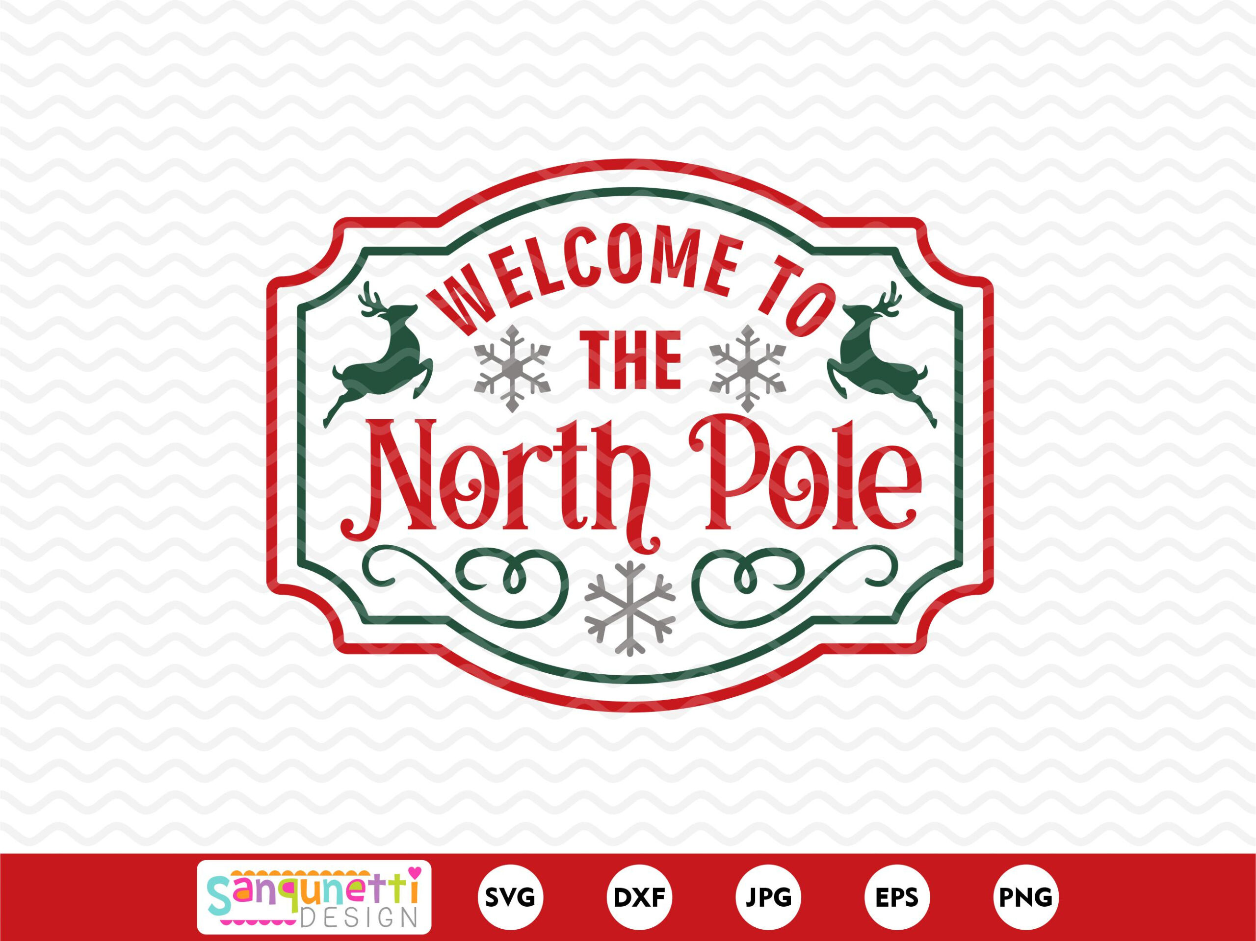 Welcome To The North Pole Svg | Christmas Sign Design - Etsy Canada for North Pole Sign Template Printable