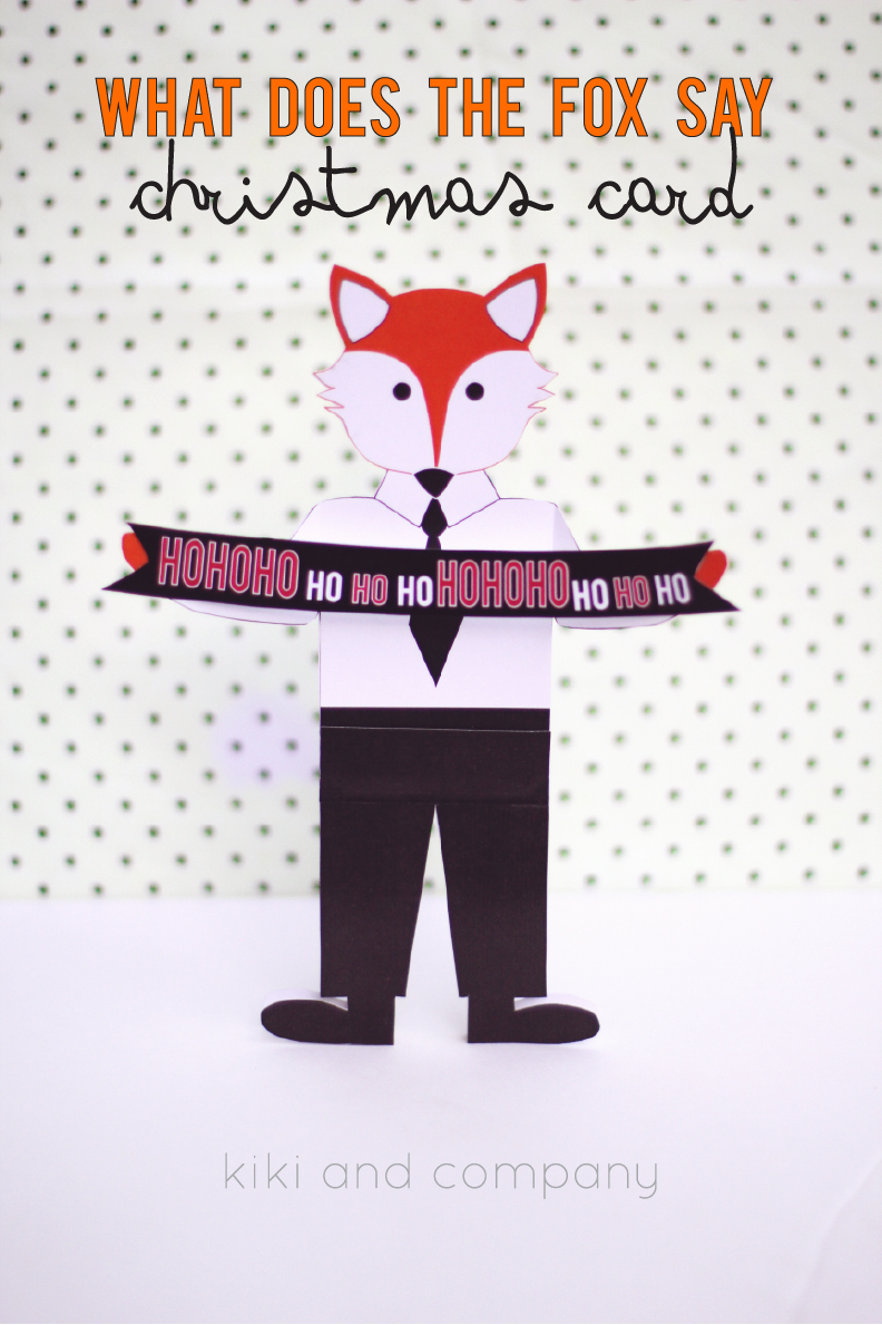 What Does The Fox Say Printable Christmas Card #Swellnoel with regard to Funny Printable Christmas Card