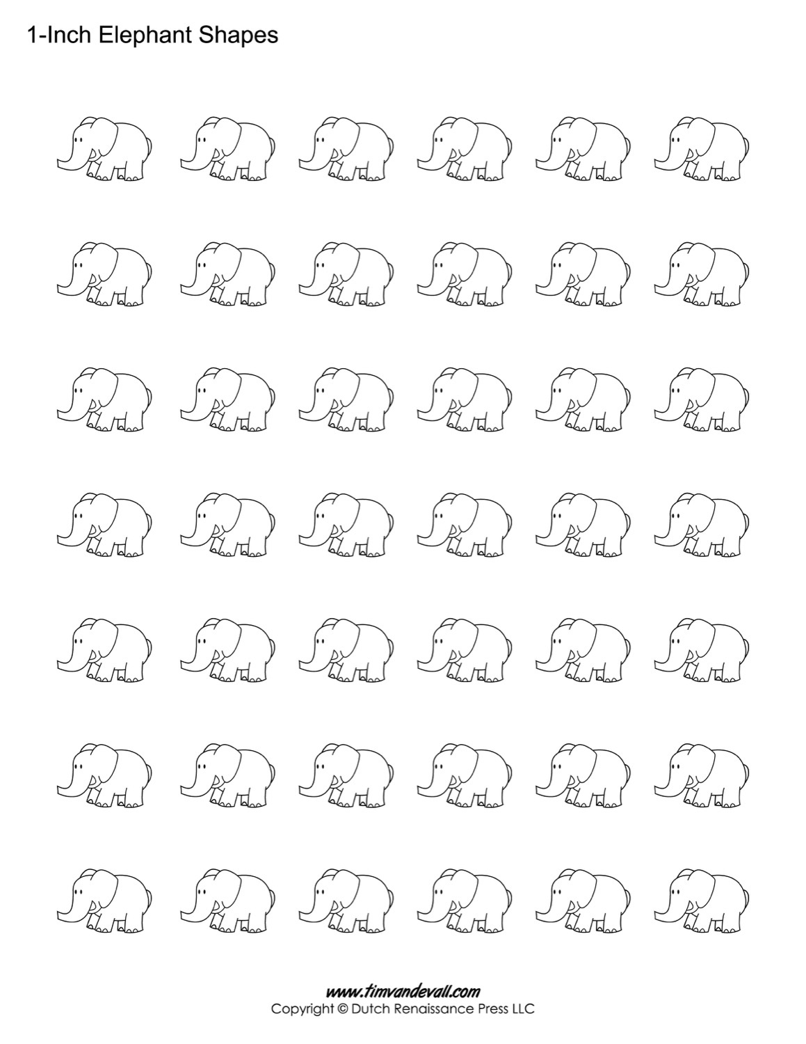 White Elephant Party - Number Printout Up To 36 - Worksheets Library for White Elephant Numbers Printable Free