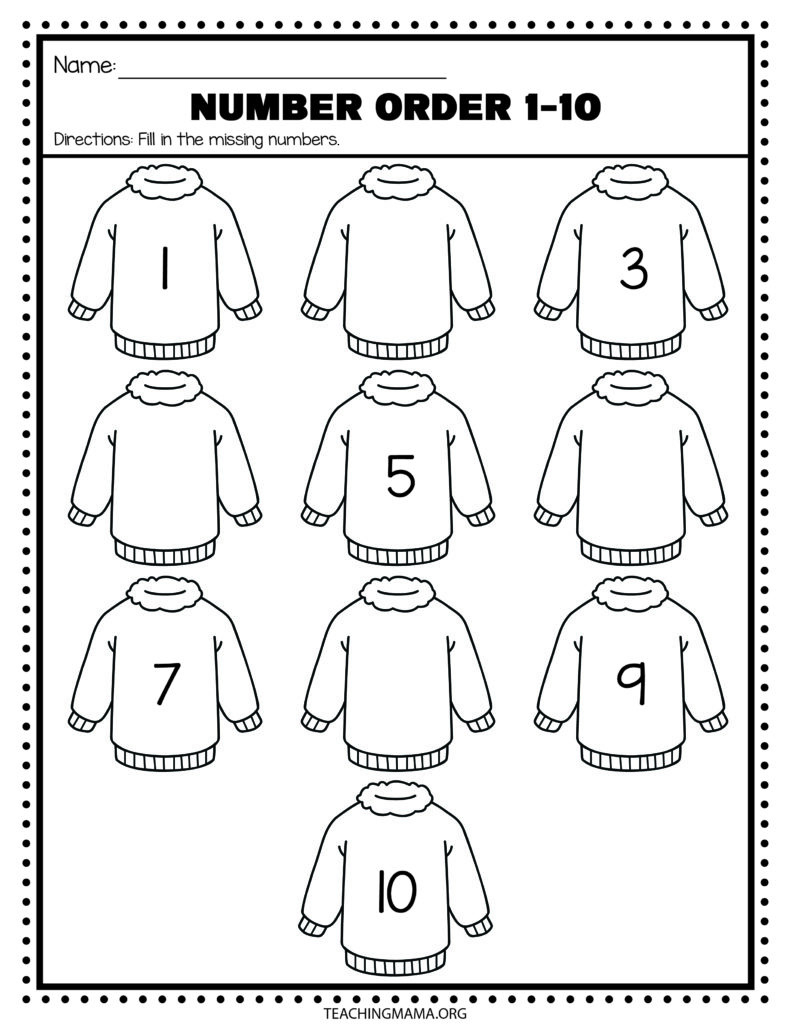 Winter Break Math Packet For Kindergarteners - Teaching Mama with regard to Holiday Break Packet Printable